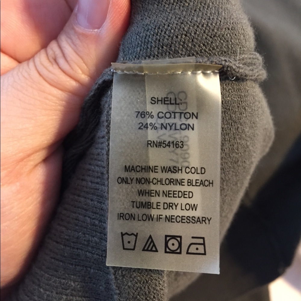 Calvin Klein Olive Green Crop Sweater - Picture 6 of 7